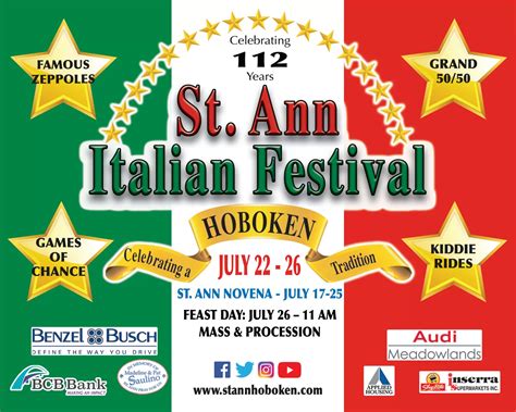 Hoboken italian festival  Ann" returns to Hoboken for July 2022, likely with more features than during the pandemic last year